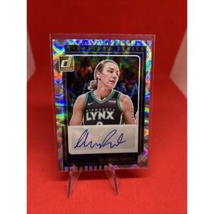 2025 WNBA Panini Donruss Alanna Smith Signature Series #SS-AS Auto Holo Fram /49